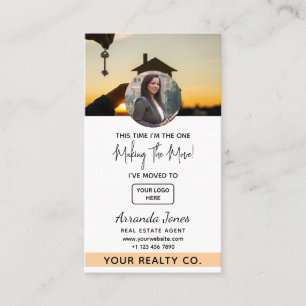 Professioneel Realtor Foto Vastgoed Marketing Visitekaartje