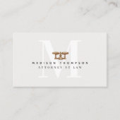 Professioneel Recht Schaal van Justitie Jurist QR  Visitekaartje (Voorkant)