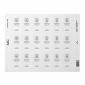 Professioneel retouradres etiket (Full Sheet)