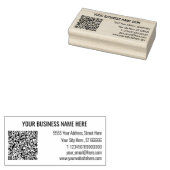 Professioneel retouradres QR-code stempel voorbeel (Gestempeld)