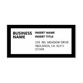 Professioneel retouradres rubberstempel (Afrduk)