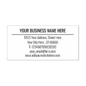 Professioneel retouradres stempel ontwerp van uw e (Design)