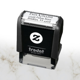 Professioneel retouradres  zelfinktende stempel