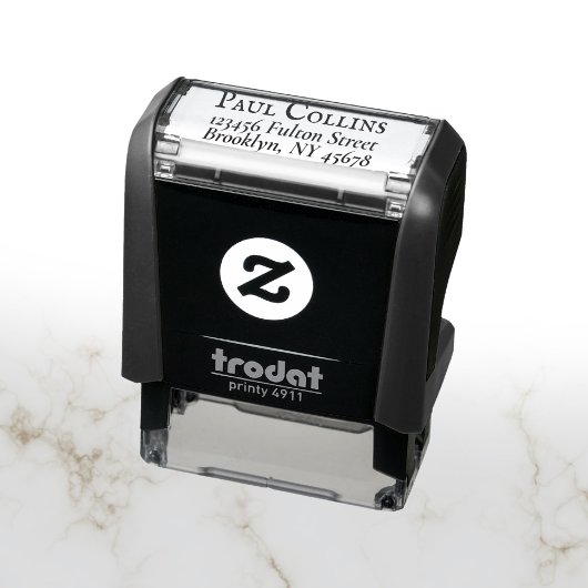 Professioneel retouradres  zelfinktende stempel