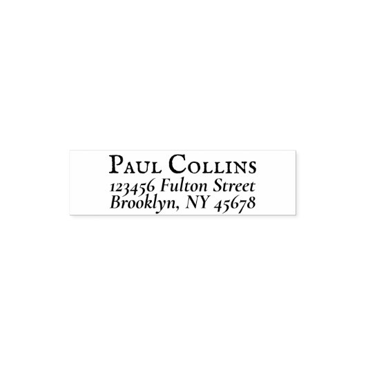 Professioneel retouradres zelfinktende stempel (Design)