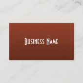 Professioneel Rich Rust Visitekaartje (Voorkant)