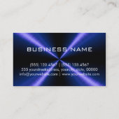 Professioneel roestvrij staal metaal Monogram #19 Visitekaartje (Achterkant)