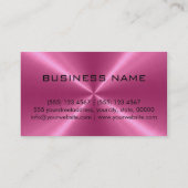 Professioneel roestvrij staalmonogram #14 visitekaartje (Achterkant)