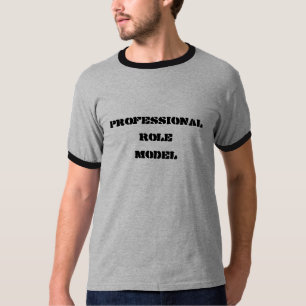 Professioneel rolmodel t-shirt