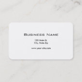 Professioneel, roodbruin en modern onroerend goed visitekaartje (Achterkant)