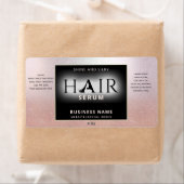 Professioneel roos goud ombre HAIR serumlabel Etiket (Insitu)