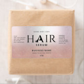Professioneel roos goud ombre HAIR serumlabel Etiket (Insitu)