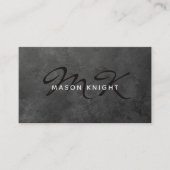 Professioneel, rots, slank design visitekaartje (Voorkant)