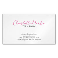 Professioneel Roze Witte Manager Consultant Direct