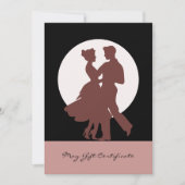 Professioneel Roze Zwart May Cadeaubon (Voorkant)