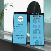 Professioneel Salon Voeg Logo Toe Mooie Diensten & Reclamekaart