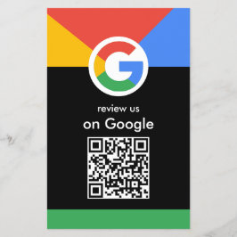 Professioneel scannen om Google QR-code bedrijfsbe Flyer