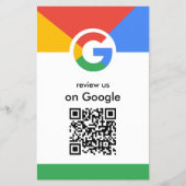 Professioneel scannen om Google QR-code bedrijfsbe Flyer (Voorkant)