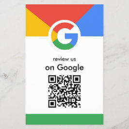 Professioneel scannen om Google QR-code bedrijfsbe Flyer