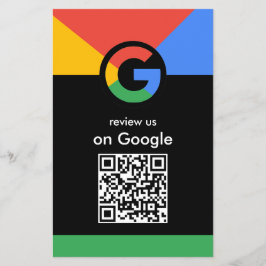 Professioneel scannen om Google QR-code bedrijfsbe Flyer