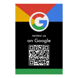 Professioneel scannen om Google QR-code bedrijfsbe Perfect Poster