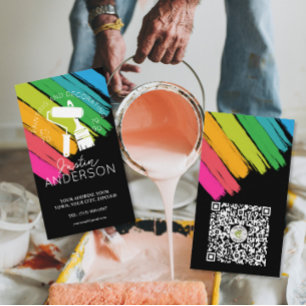 Professioneel Schilderen en Decoreren klusjesman Visitekaartje