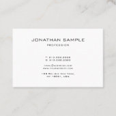 Professioneel, schoner ontwerp op monogram visitekaartje (Voorkant)