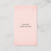 Professioneel, schoon, dubbelblind, verticaal visitekaartje (Voorkant)