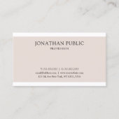 Professioneel, schoon grafisch ontwerp elegant des visitekaartje (Voorkant)