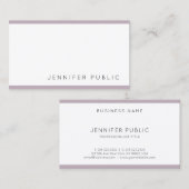 Professioneel Schoon Modern Cute Ontwerp Elegant Visitekaartje (Voorkant / Achterkant)