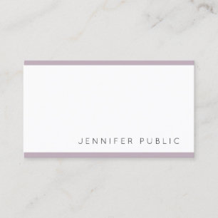 Professioneel Schoon Modern Cute Ontwerp Elegant Visitekaartje
