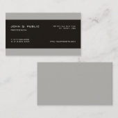 Professioneel schoon trending creatief modern ontw visitekaartje (Voorkant / Achterkant)