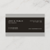 Professioneel schoon trending creatief modern ontw visitekaartje (Voorkant)