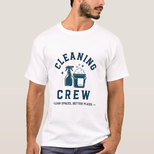 🧽 Professioneel Schoonmaakteam 🧽 T-shirt (Voorkant)