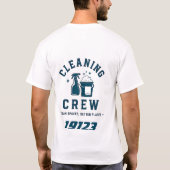 🧽 Professioneel Schoonmaakteam 🧽 T-shirt (Achterkant)