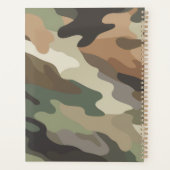 Professioneel Schrift op Elegant Camouflagepatroon Planner (Achterkant)