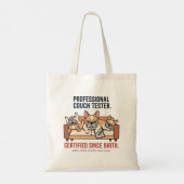 Professioneel Slaap Expert Franse Bulldog Tote Bag (Achterkant)