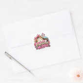 Professioneel Slaapkat Vierkante Sticker (Envelop)