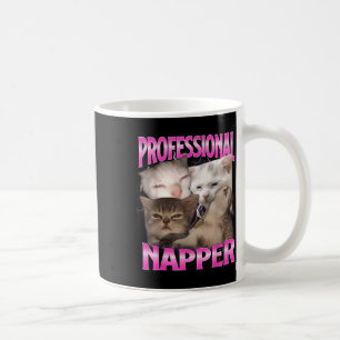 Professioneel Slaapkop Domme Slaperige Kat Grappig Koffiemok