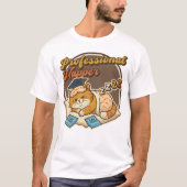 Professioneel Slaapkop, Kat T-shirt (Voorkant)