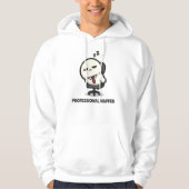 Professioneel Slapend Persoon - Schattig Vermoeid  Hoodie (Voorkant)