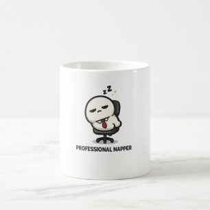 Professioneel Slaper - Schattig Vermoeid Karakter Koffiemok