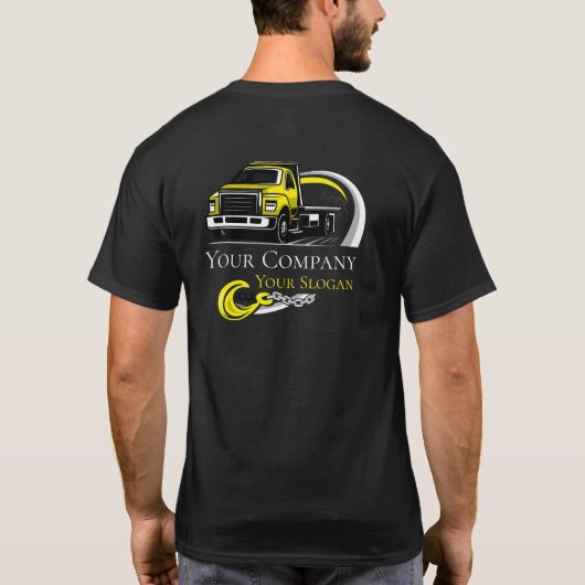 Professioneel Sleepbedrijf, Hijsdienst T-shirt (Achterkant)