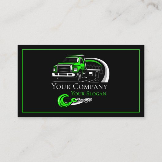 Professioneel Sleepbedrijf, Hijsdienst Visitekaartje (Voorkant)