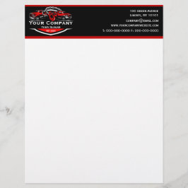 Professioneel sleepbedrijf, sleepdienst briefhoofd