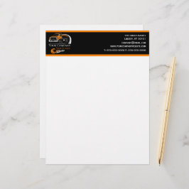 Professioneel sleepbedrijf, sleepdienst briefhoofd