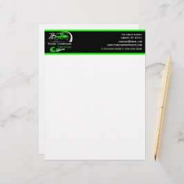 Professioneel sleepbedrijf, sleepdienst busin briefhoofd