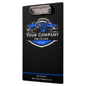 Professioneel sleepbedrijf, sleepdienst klembord (Links)