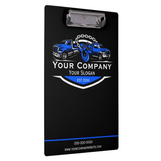 Professioneel sleepbedrijf, sleepdienst klembord (Rechts)