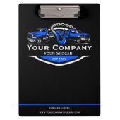 Professioneel sleepbedrijf, sleepdienst klembord (Voorkant)